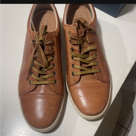 Joseph abboud sneakers pure brown leather size 12 - Picture 3 of 3